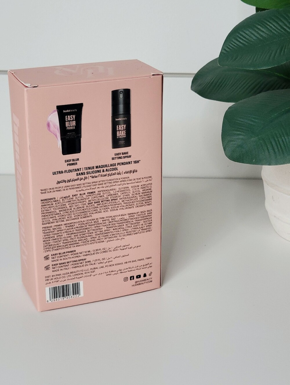 HUDA BEAUTY Easy Blur & Easy Bake Duo - Primer & Setting Bundle - Picture 2 of 2